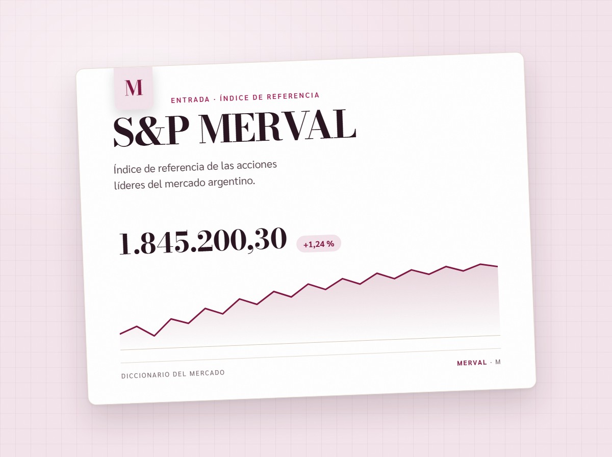 Ficha de referencia del índice S&P MERVAL con notas explicativas